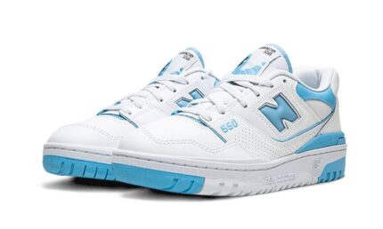 New Balance 550 UNC White Dusk Blue - vue 2
