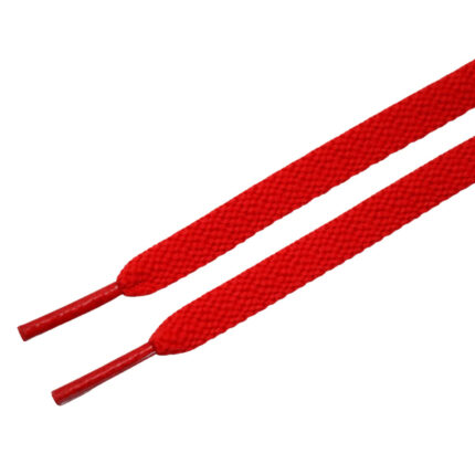 8 mm Flat Lace "Fire Red" authentique