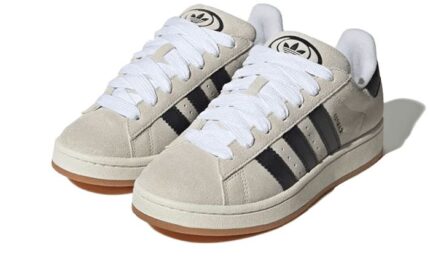Adidas Campus 00's Crystal White Core Black - vue 2