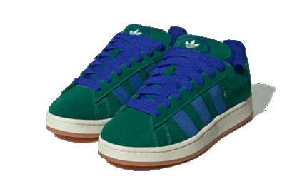 Adidas Campus 00s Dark Green Semi Lucid Blue - vue 2