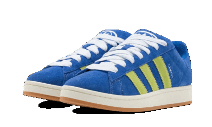 Adidas Campus 00s Royal Blue Solar Yellow Gum  - vue 2