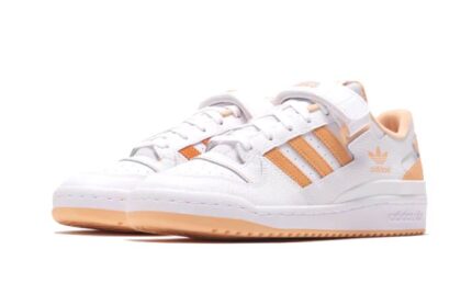 Adidas Forum Low Cloud White Pulse Amber - vue 2