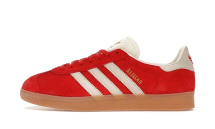 Adidas Gazelle Better Scarlet Aluminum Gum authentique