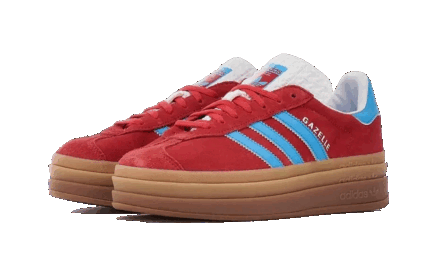 Adidas Gazelle Bold Active Pink Blue Burst - vue 2