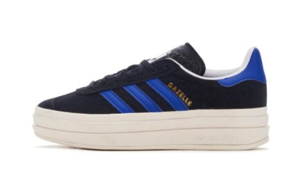 Adidas Gazelle Bold Core Black Lucid Blue authentique