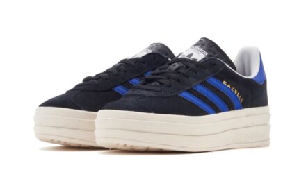 Adidas Gazelle Bold Core Black Lucid Blue - vue 2
