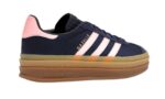Adidas Gazelle Bold Dark Blue Pink Spark - vue 4