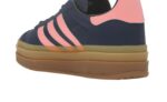 Adidas Gazelle Bold Dark Blue Pink Spark - vue 3