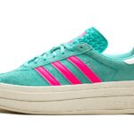 Adidas Gazelle Bold Flash Aqua Lucid Pink authentique