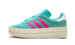 Adidas Gazelle Bold Flash Aqua Lucid Pink authentique