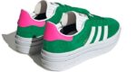 Adidas Gazelle Bold Green Lucid Pink - vue 2