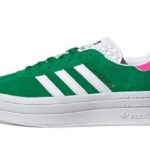 Adidas Gazelle Bold Green Lucid Pink authentique