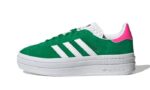 Adidas Gazelle Bold Green Lucid Pink authentique