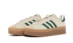 Adidas Gazelle Bold Magic Beige Collegiate Green - vue 2