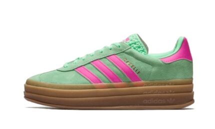 Adidas Gazelle Bold Pulse Mint Pink authentique