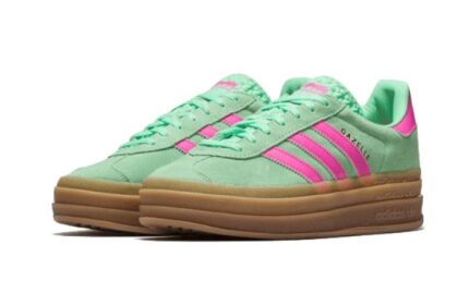 Adidas Gazelle Bold Pulse Mint Pink - vue 2