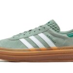 Adidas Gazelle Bold Silver Green authentique