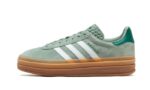 Adidas Gazelle Bold Silver Green authentique