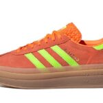 Adidas Gazelle Bold Solar Orange Solar Green authentique