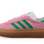 Adidas Gazelle Bold True Pink Green Cloud White authentique