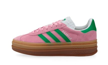 Adidas Gazelle Bold True Pink Green Cloud White authentique