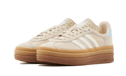 Adidas Gazelle Bold Wonder White Clear Sky - vue 2