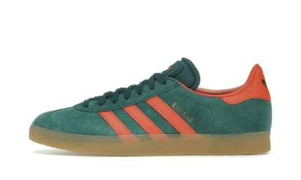 Adidas Gazelle Collegiate Green Preloved Red authentique