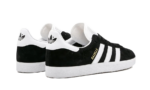 Adidas Gazelle Core Black Cloud White Gold - vue 3