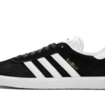 Adidas Gazelle Core Black Cloud White Gold authentique