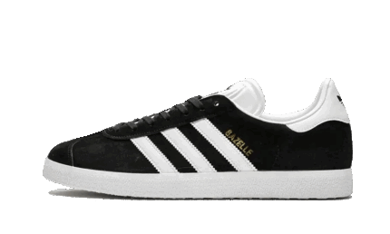Adidas Gazelle Core Black Cloud White Gold authentique