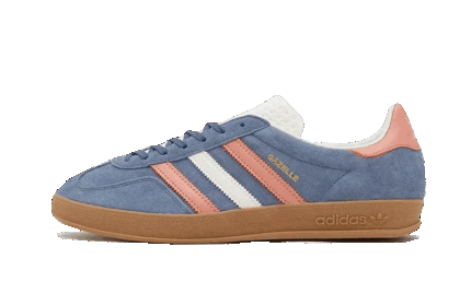 Adidas Gazelle Indoor Blue Blink Wonder Clay authentique