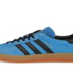 Adidas Gazelle Indoor Bright Blue Black Gum authentique