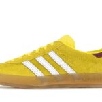 Adidas Gazelle Indoor Bright Yellow Burgundy authentique