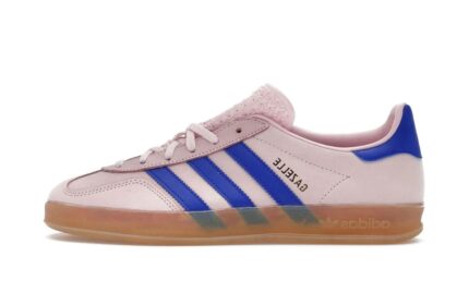 Adidas Gazelle Indoor Clear Pink Lucid Blue authentique