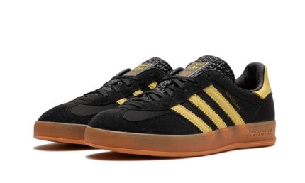 Adidas Gazelle Indoor Core Black Almost Yellow - vue 2