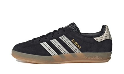 Adidas Gazelle Indoor Core Black Wonder White authentique