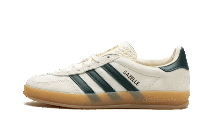 Adidas Gazelle Indoor Cream White Collegiate Green Gum authentique