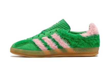 Adidas Gazelle Indoor Green Glow Pink authentique