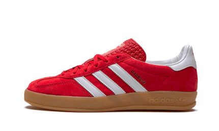 Adidas Gazelle Indoor Scarlet Cloud White authentique