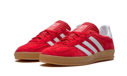 Adidas Gazelle Indoor Scarlet Cloud White - vue 2