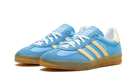 Adidas Gazelle Indoor Semi Blue Burst Almost Yellow - vue 2