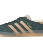 Adidas Gazelle Indoor Shadow Green Warm Sandstone authentique