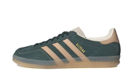 Adidas Gazelle Indoor Shadow Green Warm Sandstone authentique