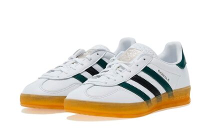 Adidas Gazelle Indoor White Collegiate Green - vue 2