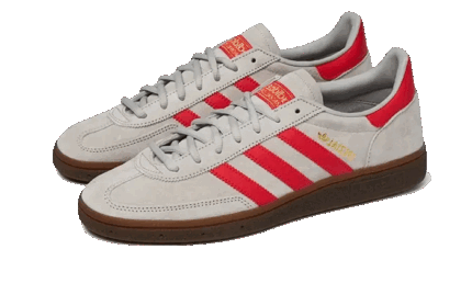 Adidas Handball Spezial Grey Two Hi-Res Red - vue 2