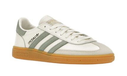 Adidas Handball Spezial Off White Silver Green - vue 2