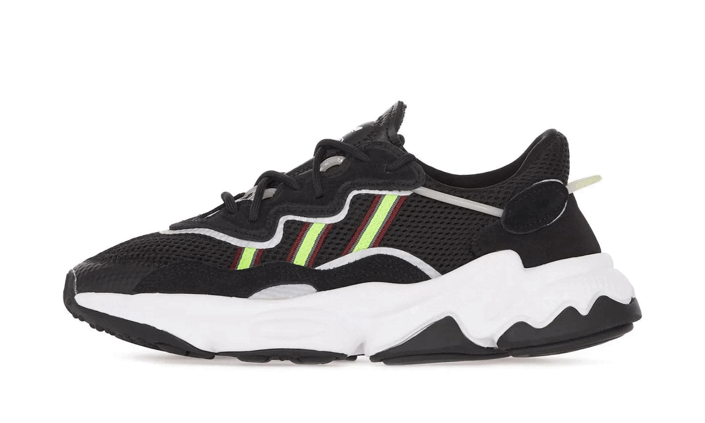 adidas-ozweego-black-solar-green-824863 Adidas Ozweego Black Solar Green authentique