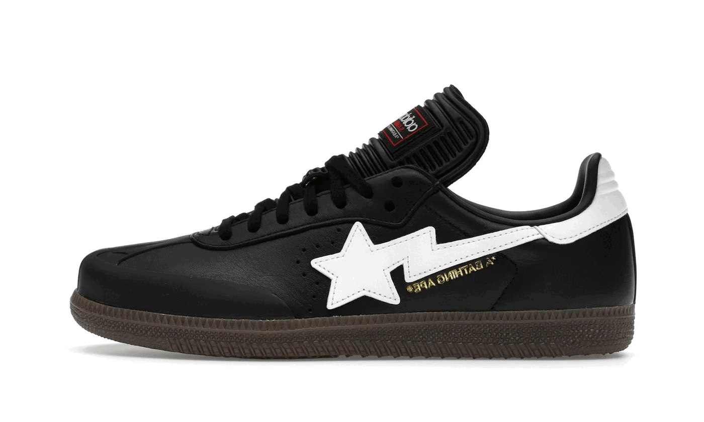 adidas-samba-bape-black-white-gum-616598 Adidas Samba Bape Black White Gum authentique