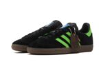 Adidas Samba Deco SPZL Core Black Lucid Lime - vue 3