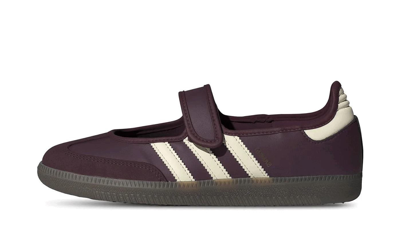 adidas-samba-jane-maroon-cream-white-831366 Adidas Samba Jane Maroon Cream White authentique